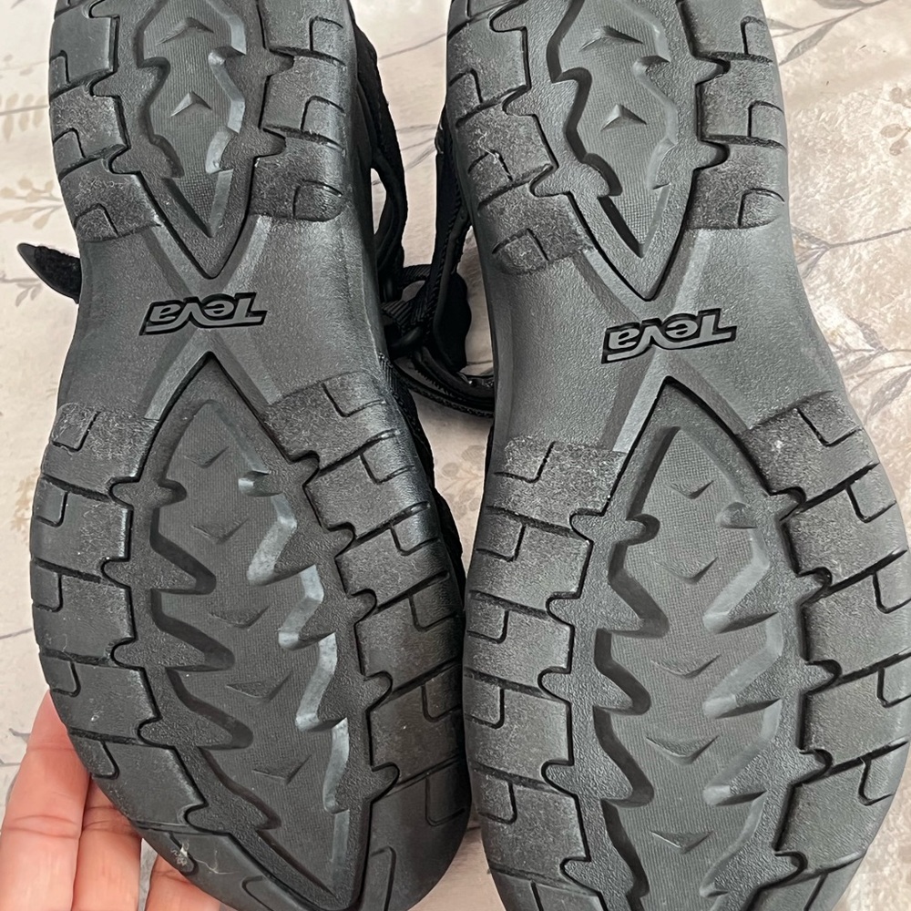 Teva Women's Black Adjustable Sandals - Picture 6 of 7